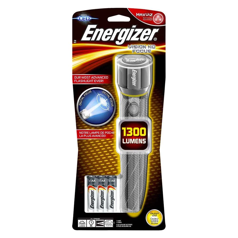 Energizer 7638900419597 | LED Vision Ultra HD Handheld Torch inc 6xAA 1500  Lumens | Rexel UK